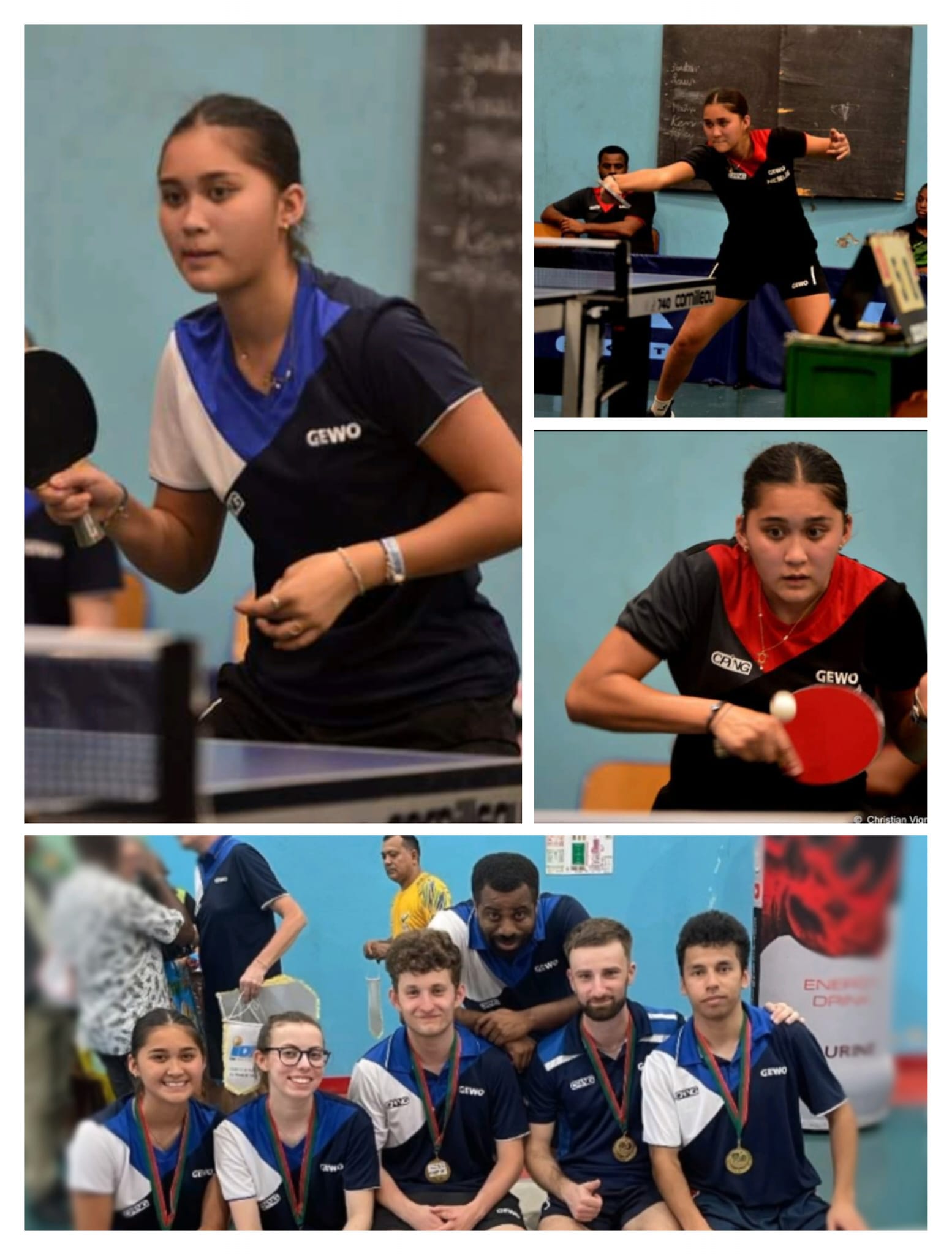 Jade aux championnats Antilles Guyane